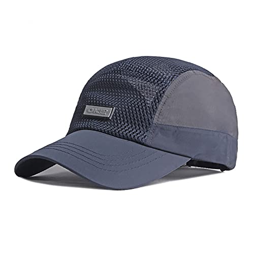 Adantico Gorras de béisbol para Unisex Sombreros de Verano Hombre Sombrero de Malla Transpirable Sombrero de Secado rápido (Azul)