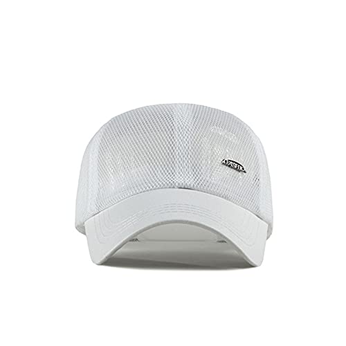 Adantico Unisex Gorras de Béisbol para Sombreros de Verano Hombre Sombrero (Blanco)