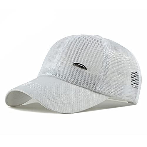 Adantico Unisex Gorras de Béisbol para Sombreros de Verano Hombre Sombrero (Blanco)