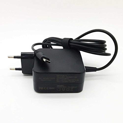 Adaptador Cargador Compatible para Portátil Toshiba - Dynabook 45w Satellite Pro C50-H-108 5v/9v/12v/15v/20v 2,25a - 3a USB Type C