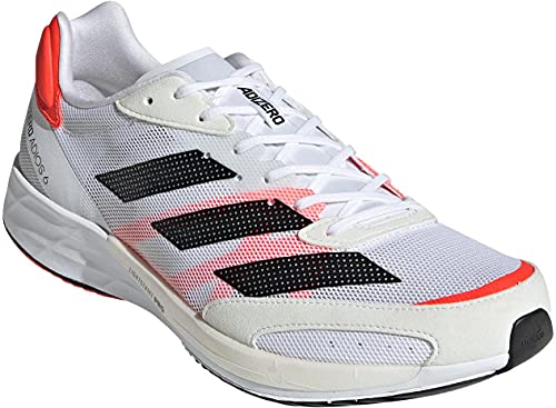 adidas Adizero Adios 6 M, Zapatillas para Correr Hombre, FTWR White Core Black Solar Red, 41 1/3 EU