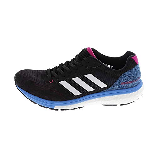 adidas Adizero Boston 7 w, Zapatillas de Running Mujer, Negro (Core Black/FTWR White/Real Magenta F18), 36 2/3 EU