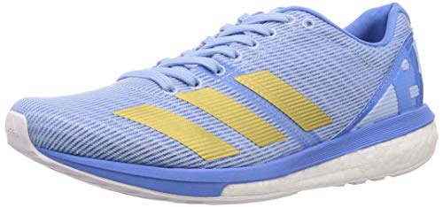 adidas Adizero Boston 8 W, Zapatillas de Running Mujer, Azul (Glow Blue/Gold Met./Real Blue Glow Blue/Gold Met./Real Blue), 39 1/3 EU