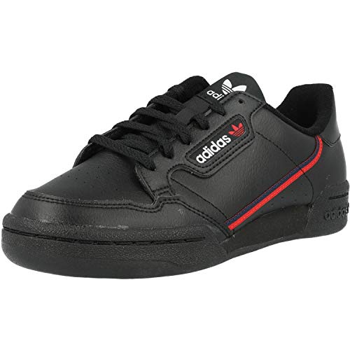 Adidas Continental 80 J, Zapatillas de Deporte Unisex Adulto, Negro (Negbás/Escarl/Maruni 000), 38 2/3 EU