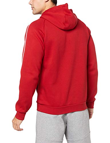 adidas Core 18 Hoody Sudadera con Capucha, Hombre, Rojo (Rojo/Blanco), M