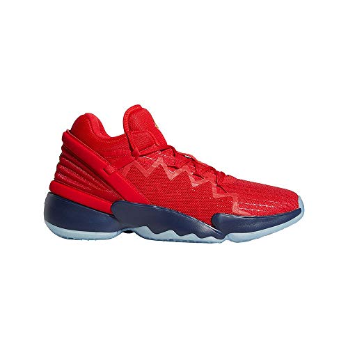 adidas D.O.N. Issue 2, Zapatillas de Baloncesto Unisex Adulto, Escarl/NAVBLU/Dormet, 45 1/3 EU