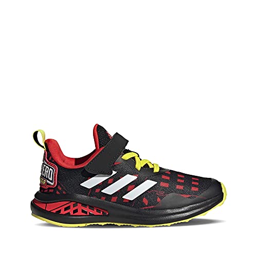 adidas Fortarun Superhero C, Zapatillas de Running, NEGBÁS/FTWBLA/Rojint, 28 EU