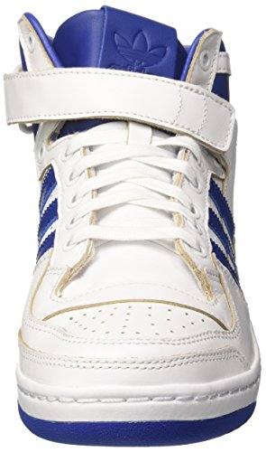 adidas Forum Mid (Wrap), Zapatillas de Deporte Hombre, (Ftwbla/Reauni/Ftwbla), 44 EU