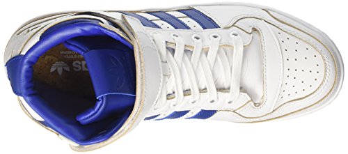 adidas Forum Mid (Wrap), Zapatillas de Deporte Hombre, (Ftwbla/Reauni/Ftwbla), 44 EU