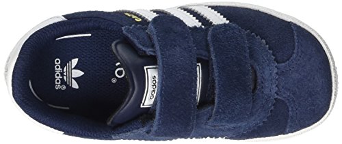 adidas Gazelle 2 CF I - Zapatillas Unisex, Color Azul Marino/Blanco, Talla 21
