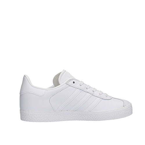 adidas Gazelle J, Sneaker Unisex Adulto, Blanco Ftwbla Ftwbla Ftwbla, 37 1/3 EU