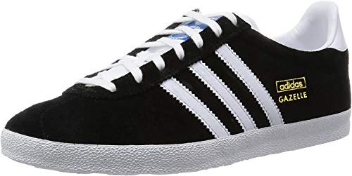 adidas Gazelle Og, Zapatillas Hombre, Negro (Black /White/Metallic Gold 1), 44 2/3