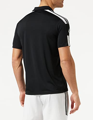 adidas GK9556 SQ21 Polo Polo Shirt Mens Black/White L