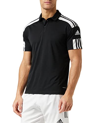 adidas GK9556 SQ21 Polo Polo Shirt Mens Black/White L