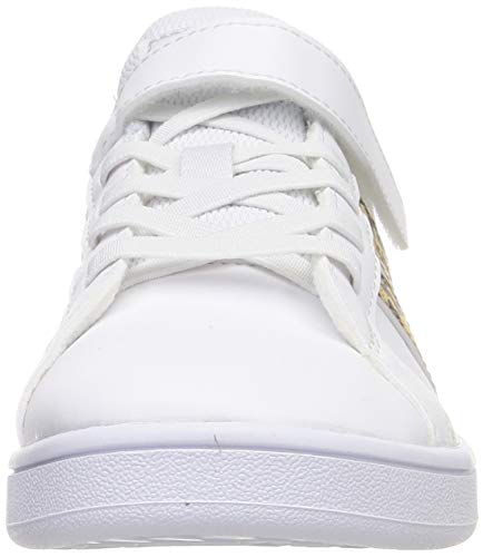 adidas Grand Court, Sneaker, Cloud White/Cloud White/Champagne Metallic, 29 EU