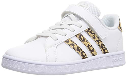 adidas Grand Court, Sneaker, Cloud White/Cloud White/Champagne Metallic, 29 EU