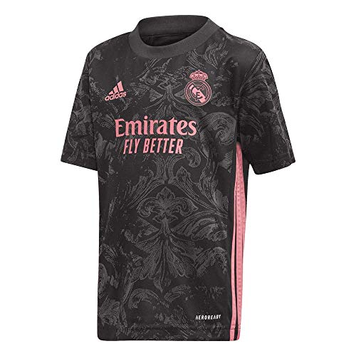 adidas Madrid Temporada 2020/21 Real 3 Mini Miniconjunto Tercera equipación, Unisex, Negro, 98