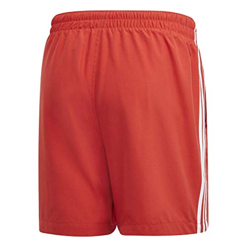 adidas Originals 3 Stripe Swims Pantalones Cortos, Lush Red, S para Hombre