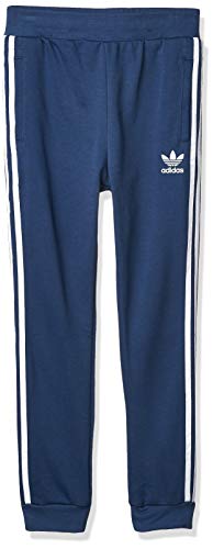 adidas Originals Pantalones Trefoil para niños, Negro/Blanco, XXX-Large alto