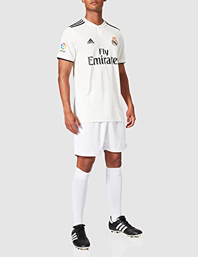 adidas Real Madrid H Camiseta, Hombre, Blanco (Core White/Black), L