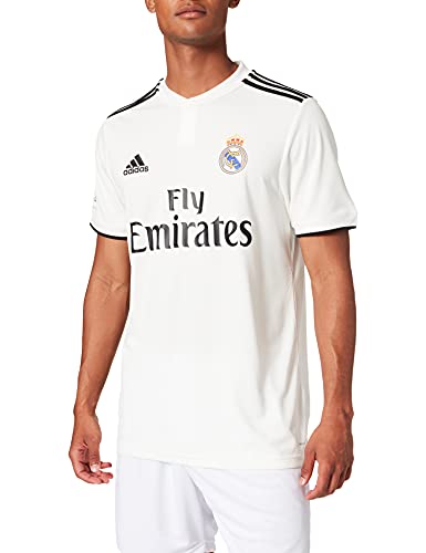 adidas Real Madrid H Camiseta, Hombre, Blanco (Core White/Black), L