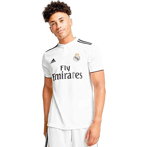 adidas Real Madrid H Camiseta, Hombre, Blanco (Core White/Black), L