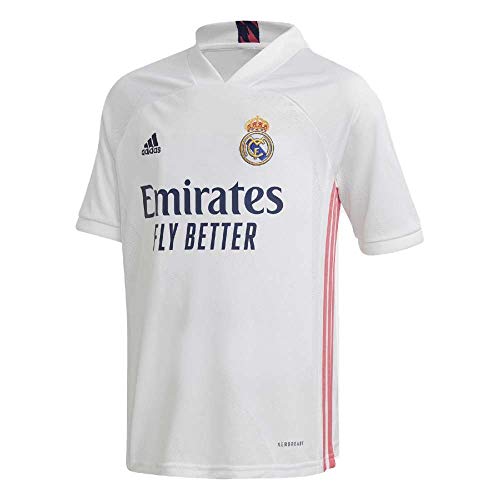 Adidas Real Madrid Temporada 2020/21 Equipación Completa Oficial, Niños, Blanco, 104 (3-4 años)