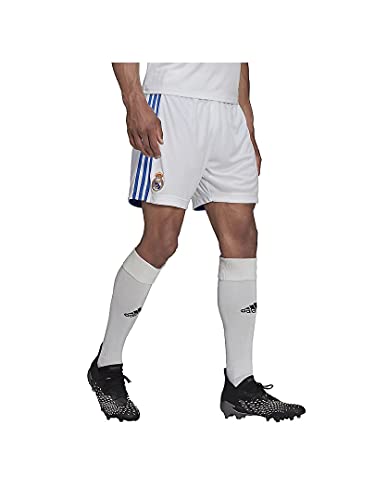 Adidas - Real Madrid Temporada 2021/22, Pantalón Corto, Primera Equipación, Equipación de Juego, Hombre