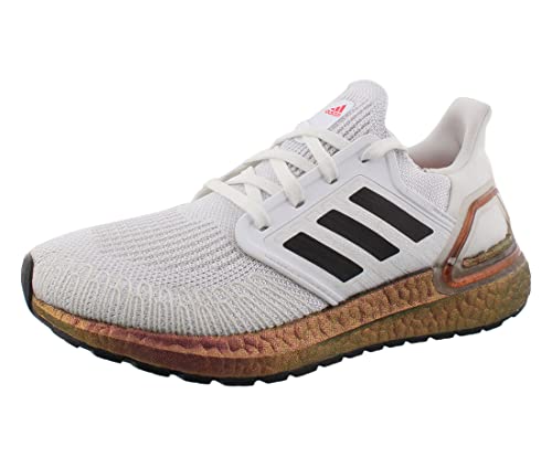 adidas Running Ultraboost 20 Blanco/Core Negro/Rosa Señal, (Blanco/Core Negro/Signal Pink), 37.5 EU