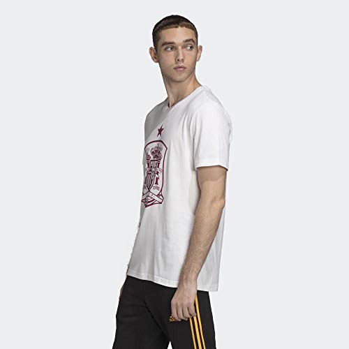 adidas Selección Española Temporada 2020/21 Camiseta DNA, Unisex, Blanco, XL