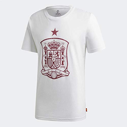 adidas Selección Española Temporada 2020/21 Camiseta DNA, Unisex, Blanco, XL