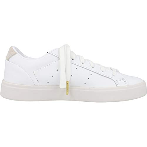 adidas Sleek, Zapatillas Mujer, Color Blanco Footwear White Crystal White 0, 39 1/3 EU