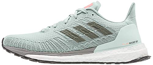 Adidas Solar Boost ST 19 W, Zapatillas Running Mujer, Morado (Green Tint/Dove Grey/Signal Coral), 36 2/3 EU