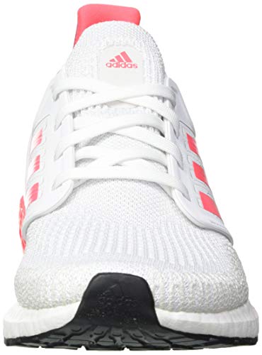 ADIDAS Ultraboost 20 Zapatilla para Correr en Carretera o Camino de Tierra Ligero con Soporte Neutral para Mujer Blanco Rosa 43 1/3 EU