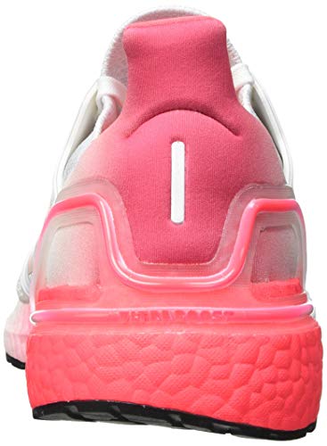 ADIDAS Ultraboost 20 Zapatilla para Correr en Carretera o Camino de Tierra Ligero con Soporte Neutral para Mujer Blanco Rosa 43 1/3 EU