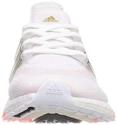 adidas Ultraboost 21 W, Zapatillas de Running Mujer, FTWBLA/NEGBÁS/Rojsol, 38 2/3 EU