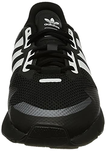 adidas ZX 1K Boost, Sneaker Hombre, Core Black FTWR White Black Silver Met, 45 1/3 EU