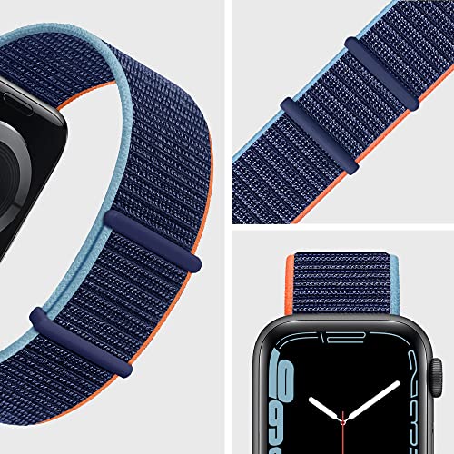 AdMaster Correa de Nylon Compatible con Apple Watch 38mm 40mm 41mm 42mm 44mm 45mm, Pulsera Deportiva Elástica Trenzada Ajustable para Mujeres Hombres para iWatch Series 7 SE 6 5 4 3 2 1