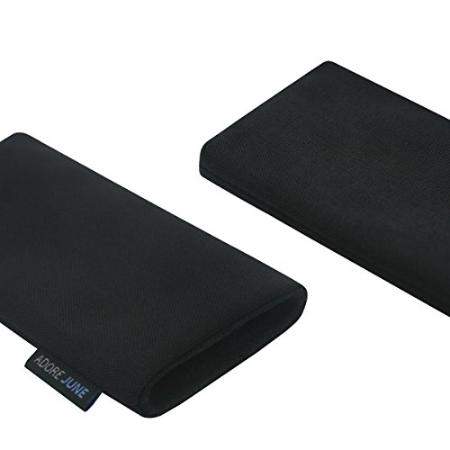 Adore June Classic Negro Funda Compatible con Samsung Galaxy S20 Plus, Material Resistente Efecto Limpiador de Pantalla