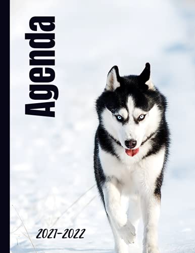 Agenda 2021-2022: agenda escolar 2021-2022 husky,perro, lobo, animales diario escolar 2021-2022 Para estudiantes universitarios, secundarios y ... agosto de 2021 a julio de 2022 , calendario