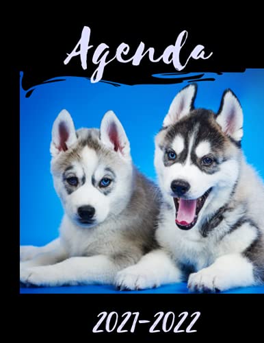 Agenda 2021-2022: agenda escolar 2021-2022 husky,perro, lobo, animales diario escolar 2021-2022 Una semana en dos páginas de agosto de 2021 a julio de ... Ideal para colegio, colegio y bachillerato