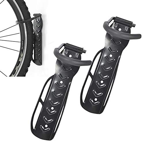 AIlysa Soportes de Pared para Bicicletas, Caballete Bicicletas, Soportes Ahorra Espacio Murales para Bicicleta, Bicicletas Soportes de Pared con Tornillos