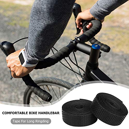 AIOIA Cintas de Manillar de Bicicleta,2pack Carretera Montaña Ciclismo Antideslizante Absorción de Choque Accesorio,Antideslizante,Transpirable