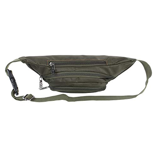 AirZyx Riñoneras de Marcha Running de Acampada y Marcha Bolsos de Gimnasio Bolsos Bandolera para Hombre Mujer (Olive)