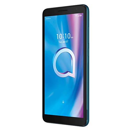 Alcatel 1B – Smartphone de 5.5” HD+, Pantalla 18:9, Quadcore, 2GB Ram, Memoria 32GB, Ampliable MicroSD, Cámara 8MP, Frontal 5MP, 3000 mAh de Batería, Verde [Versión ES/PT]