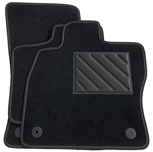 Alfombrillas para Audi A3 8V desde 2012> Sportback a partir de 2012 > a medida, antideslizante, talonera de goma reforzada y botones de fijación