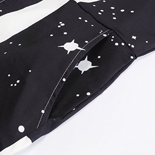 ALISISTER Mono Hombre 3D Pintar Cangilón Impreso Cremallera de Manga Corta Mameluco Monos Hombre Verano Tema Partido Onesies Jumpsuit en Blanco y Negro XXL