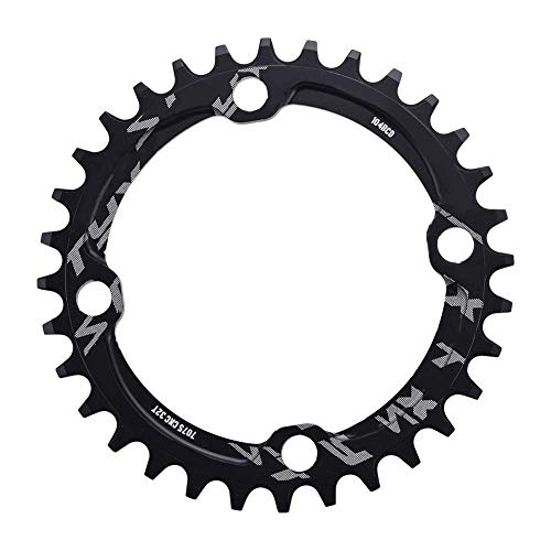 Alomejor Anillo Cadena Bicicleta Anillo Cadena Individual 32t 34t 36t 38t 104 Bcd Bicicleta Nanchas Anchas Anchas Bicicleta Carretera Bicicleta Montaña BMX MTB Fixie Pista Fija(32T-Black)