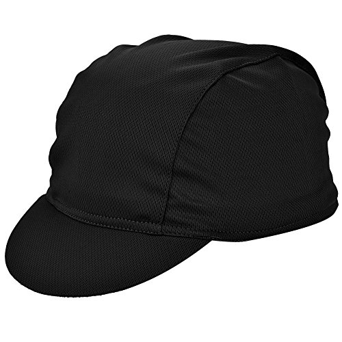 Alomejor Ciclismo Gorra de Secado rápido, Transpirable, Deportes al Aire Libre, Sunhat Ciclismo Sombreros de Sol para Ciclismo Correr Trailrunning Triatlon(Black)