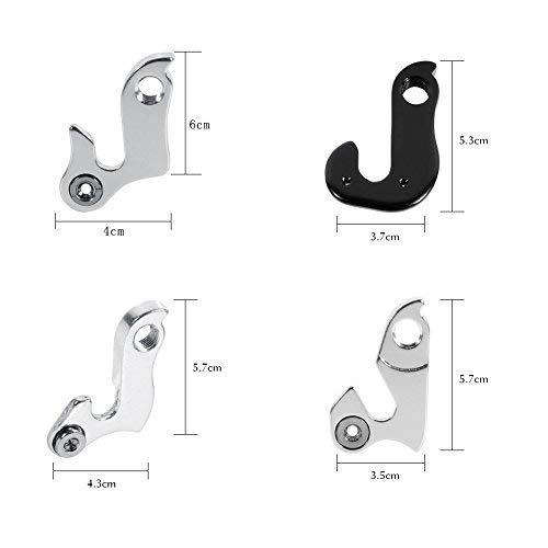 Alomejor VTT de Montagne Vélo de Route Dérailleur Arrière Cintre Cintre Dérailleur Arrière pour Cadre de Vélo de Montagne Vélo de Route Gear Cintre de Remplacement, 4#